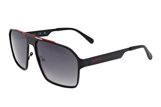 Guess GF5102 02B Zonnebril - Heren - Zwart van Merkloos