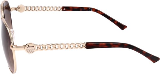 Guess GF6088 32F Zonnebril - Dames - Goud van Merkloos