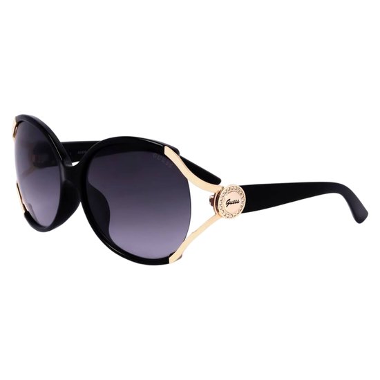 Guess GF6099/S 01B Zonnebril - Dames - Zwart van Merkloos