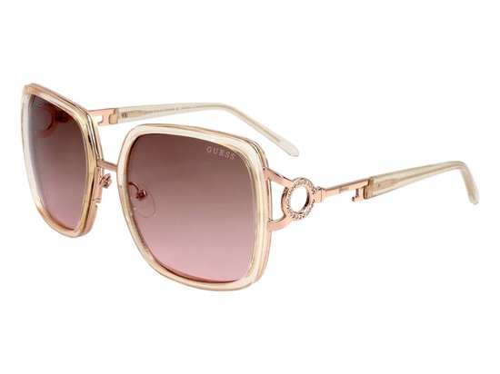Guess GF6111/S 57T Zonnebril - Dames - Transparant van Merkloos