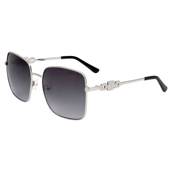Guess GF6115/S 10B Zonnebril - Dames - Zilverkleurig van Merkloos