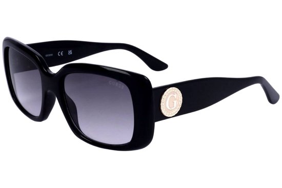 Guess GF6167 01B Zonnebril - Dames - Zwart van Merkloos