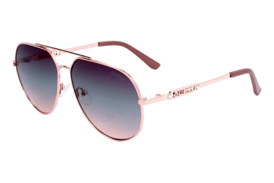 Guess GF6195 28T Zonnebril - Dames - Goud van Merkloos