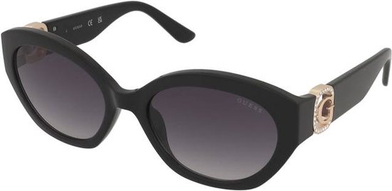 Guess Gu00104 Gepolariseerde Zonnebril Voor Dames Zwart Man van Guess