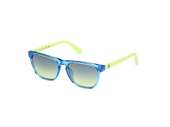 Guess GU00129 Shiny blue 49/15/135 Jongen Zonnebrillen van Merkloos