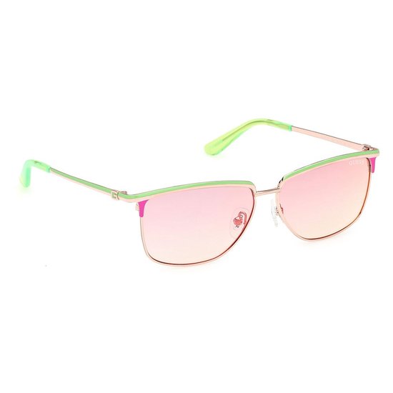 Guess Gu00133 Gepolariseerde Zonnebril Voor Dames Groen Bordeaux Mirror Vrouw van Merkloos