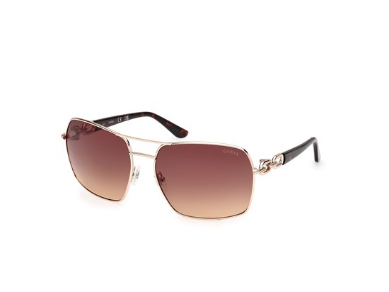 Guess Gu00159 Dames Zonnebril Zwart,Goud Vrouw van Merkloos