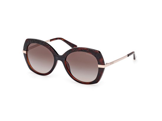 Guess GU00215 52F dark havana 55/18/140 Vrouw Zonnebrillen van Merkloos