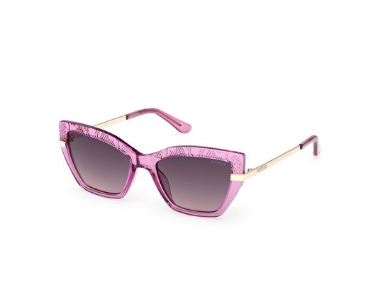 Guess Gu00216 Dames Zonnebril Roze Gradient Smoke/CAT3 Vrouw