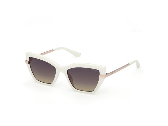 Guess Gu00216 Dames Zonnebril Wit Gradient Smoke/CAT3 Vrouw van Guess