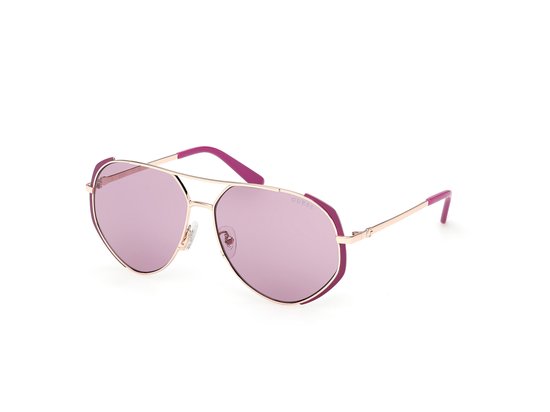 Guess GU00219 82Y matte violet 59/13/140 Vrouw Zonnebrillen van Merkloos