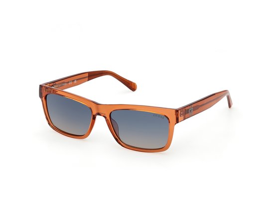 Guess Gu00221 Zonnebril Oranje Blue Mirror/CAT3 Man van Merkloos