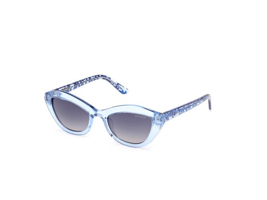 Guess Gu00229 Kinderzonnebril Transparant Gradient Blue/CAT3 Meisjes