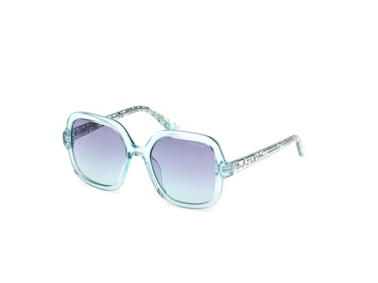 Guess Gu00230 Kinderzonnebril Transparant Gradient Blue/CAT2 Meisjes