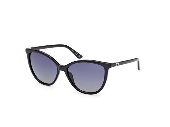 Guess Gu00256 Gepolariseerde Zonnebril Voor Dames Zwart Smoke/CAT3 Vrouw van Guess