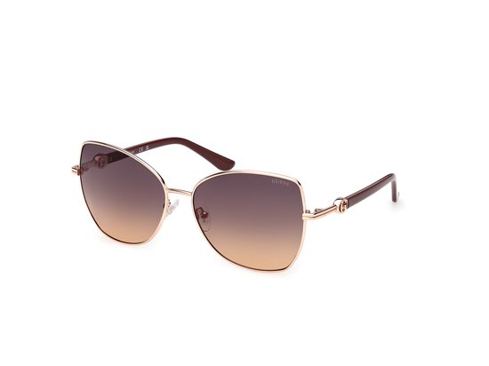 Guess Gu00259 Dames Zonnebril Goud Gradient Smoke/CAT3 Vrouw
