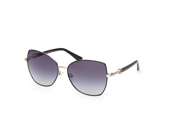 Guess Gu00259 Dames Zonnebril Zwart Gradient Smoke/CAT3 Vrouw