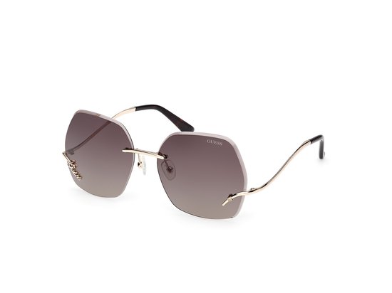 Guess Gu00268 Dames Zonnebril Goud Gradient Brown/CAT3 Vrouw
