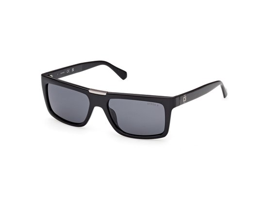 Guess Gu00274 Gepolariseerde Zonnebril Zwart Smoke/CAT3 Man van Merkloos