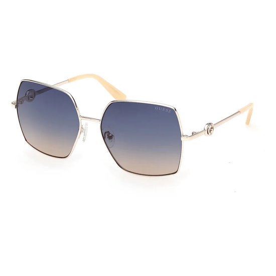 Guess Gu00285 Dames Zonnebril Goud Gradient Blue/CAT3 Vrouw