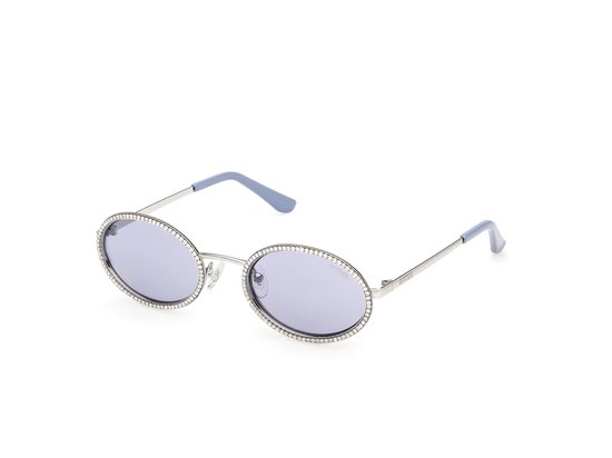 Guess Gu00295 Dames Zonnebril Zilver Blue/CAT2 Vrouw