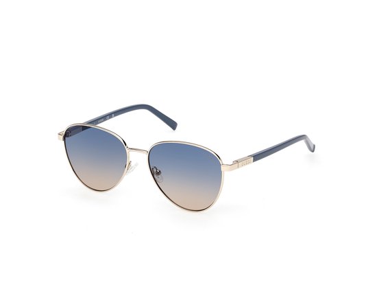 Guess Gu3041 Dames Zonnebril Blauw,Goud Vrouw