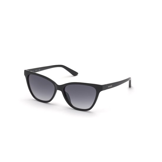 GUESS Shiny Black Zonnebril  - Zwart