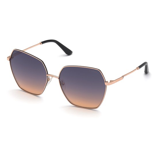 GUESS Shiny Rose Gold Zonnebril  - Roségoudkleurig van Merkloos