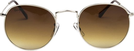 Haga Eyewear zonnebril rond goud van HAGA Eyewear
