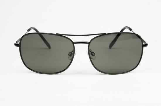 HAGA Eyewear Zwart metaal zonnebril van HAGA Eyewear