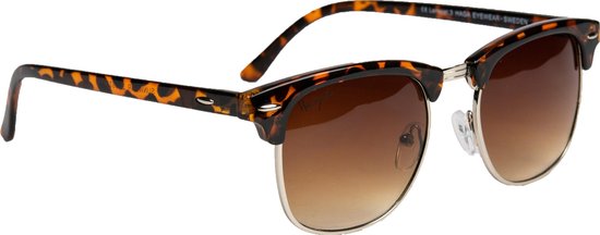 Haga zonnebril clubmaster havanna bruin van Haga
