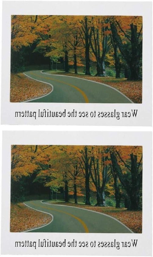 Handige testkaart voor gepolariseerde zonnebrillen - gepolariseerd effect testen - content nodig . van Merkloos