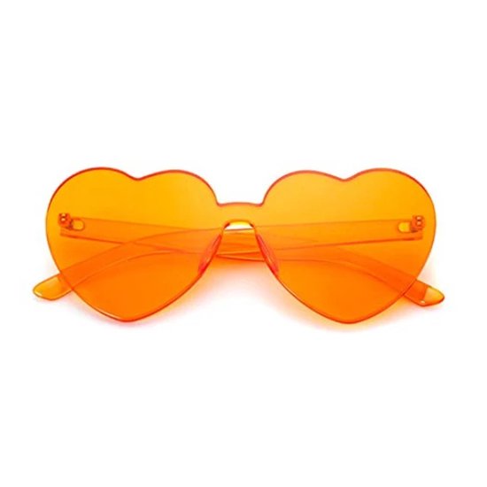 Hartjes zonnebril - Festival bril - Rave bril - Glasses - Koningsdag - EK voetbal - Oranje van Hart