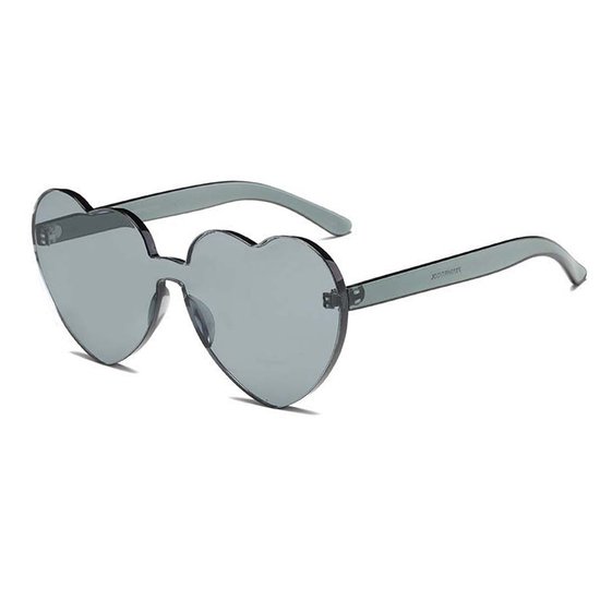 Hartjes zonnebril - Festival bril - Rave bril - Glasses - Zwart van Hart