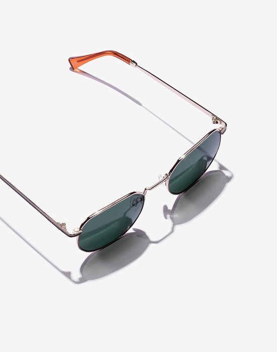 Hawkers Zonnebril - Gold Green Bottle Sixgon - 130021 - Unisex van Merkloos