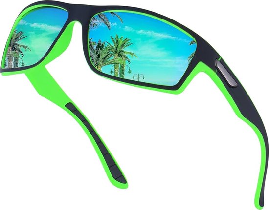 Heren Gepolariseerde Sportbril voor Heren Dames voor Vissen Fietsen Golfen Hardlopen UV400 Bescherming