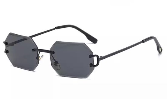 Heren zonnebril - Diamond Full Black - Dames zonnebril - Sunglasses - Luxe design - U400 protection - HD van Diamond