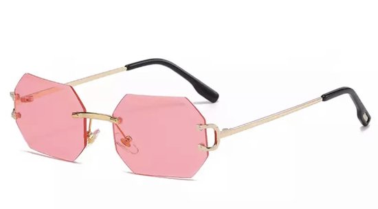 Heren zonnebril - Diamond Gold Pink - Dames zonnebril - Sunglasses - Luxe design - U400 protection - HD van Diamond