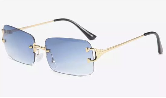 Heren zonnebril - Summer Gold Blue - Dames zonnebril - Sunglasses - Luxe design - U400 protection - HD van Summer Gold Blue