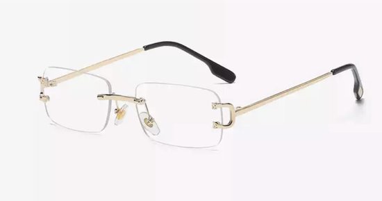 Heren zonnebrillen - Gold Clear - Dames zonnebrillen - Sunglasses - Luxe design - U400 protection - HD van Merkloos