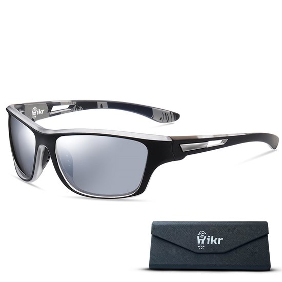 Hikr® Zonnebril - Gepolariseerd - Heren & Dames - Fietsbril - Sportbril - Sport zonnebril - Sportief - Outdoor - Wielrennen & Fietsen - Zwemmen & Wintersport - Werk - Hiking & Wandelen van HI