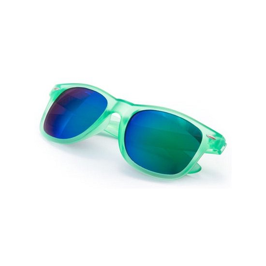 Hippe zonnebril groen met spiegelglazen van HI
