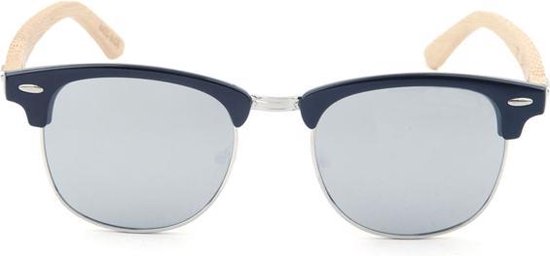 Houten Master Zonnebril Zilver Spiegel van Houten