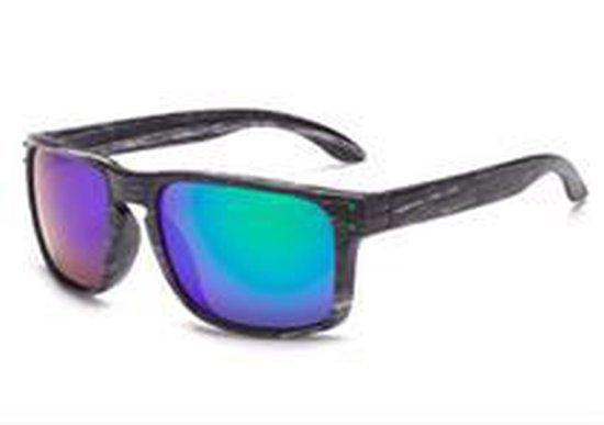 Houten Zonnebril - Groen op Grijs van Houten