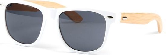 Houten Zonnebril Wit van Houten