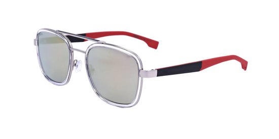 Hugo Boss 1486/S J2B Zonnebril - Heren - Zilverkleurig van Merkloos