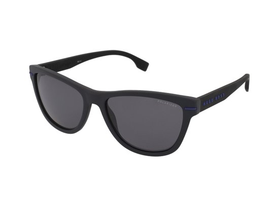 Hugo Boss BOSS 1321/S Matte black blue 56/18/145 MAN Zonnebrillen