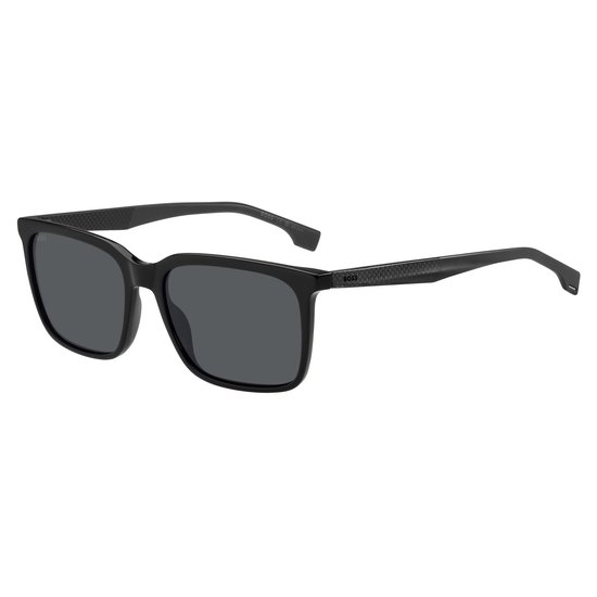 HUGO BOSS BOSS 1579/S 08A BLACK GREY 57/17/150 MAN Zonnebrillen van Merkloos