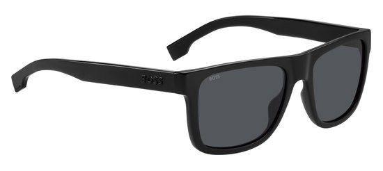 Hugo Boss Boss 1647/S Rechthoekig Kunststof Heren Zonnebril van HUGO BOSS