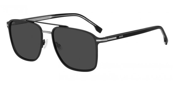 Hugo Boss BOSS 1748/S Matte black ruthenium 57/17/150 MAN Zonnebrillen van HUGO BOSS